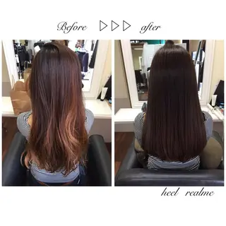 ロング カラー パーマ 成松 勇治のヘアスタイル