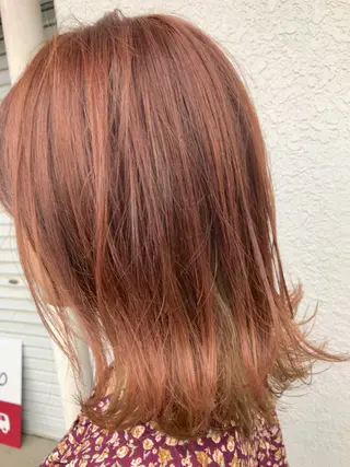 ミディアム カラー レイヤーカット匠 イソザキノリユキのヘアスタイル