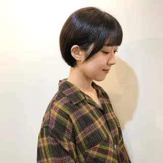ショート 丸岡 美穂のヘアスタイル
