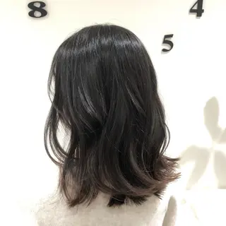 セミロング ヘアケアは お任せ✨✨中田早紀のヘアスタイル