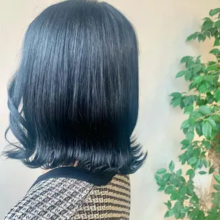 ミディアム カラー hair  bh.maara所属・bh.maara デザイン／ハイトーンのヘアスタイル