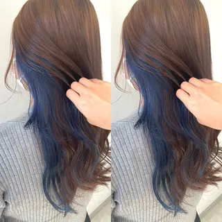 ロング カラー ブリーチ無しダブル カラー🦕まどかのヘアスタイル