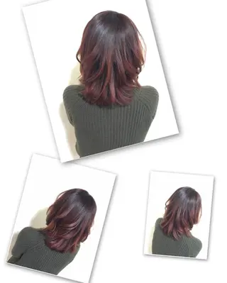 ショート ミディアム セミロング ロング カラー パーマ ヤマグチ ヒカルのヘアスタイル