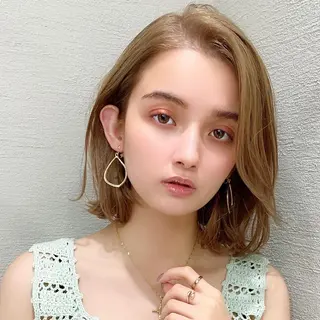 ショート カラー パーマ モテ髪×トレンド💕 小顔レイヤー 金井のヘアスタイル