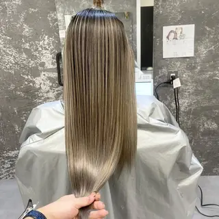 ロング カラー アンドウ ユウ/ レイヤーカット/韓国のヘアスタイル