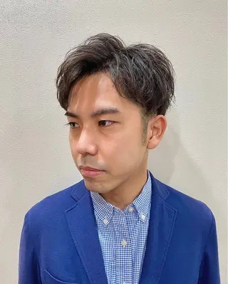 ショート 💈メンズパーマ 💈/小野田悠希のヘアスタイル