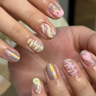 ネイル simplenail 🕊️nanaのネイルデザイン