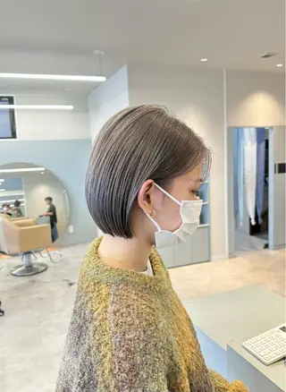 ショート 🫧ペール系カラー /デザイン秀喜🫧のヘアスタイル
