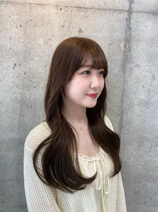 ロング 透明感 color♡ Ibukiのヘアスタイル