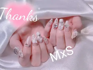 ネイル MxS Nail 【長さだし/フィルイン/マグネット/ワンホンネイル/韓国ネイル/パラジェル】所属・M×S Nail みなのネイルデザイン