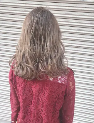セミロング カラー ✨うるツヤ髪質改善✨ 林 大樹のヘアスタイル