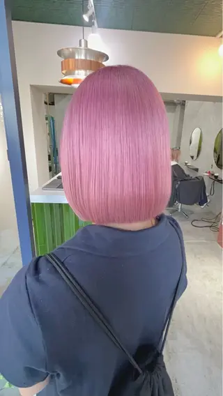 ショート カラー 🦩梅田暖色カラー 🦩Mioのヘアスタイル