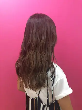 ロング カラー 齋藤 らいのヘアスタイル