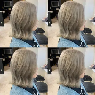 ミディアム カラー ヘアアレンジ 🦋韓国ヘア 坂本 菜摘🦋のヘアスタイル