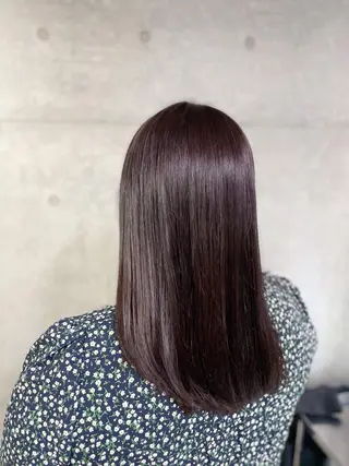 セミロング カラー plume【プリュム】恵比寿所属・💗plume(ぷり ゅむ)💗なずなのマツエク・マツパデザイン