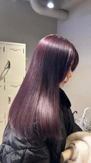 ロング カラー ヘアアレンジ 💗うる艶モテ髪 💗髪質改善✨🫧のヘアスタイル