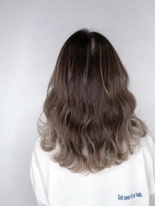 ミディアム カラー パーマ ヘアアレンジ 髪質改善SALON MIST＋所属・阪神尼崎駅徒歩2分 半個室サロン　小田稔のヘアスタイル