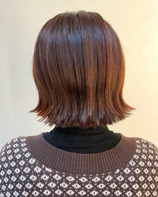 ミディアム カラー ✴︎ヒラガカナ✴︎ ECLAT HAIRのヘアスタイル