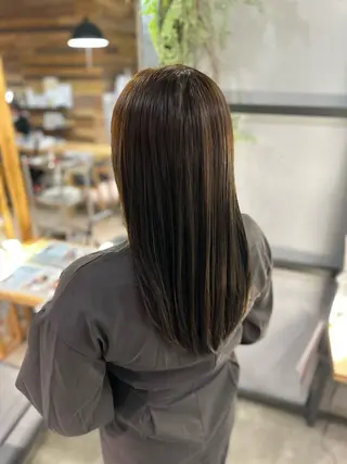 セミロング 溜 一太のヘアスタイル