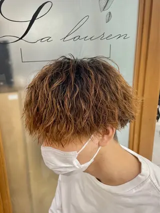 パーマ メンズ 立川メンズパーマ職人 小泉文人のヘアスタイル
