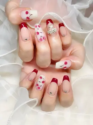 ネイル AYU💅ワンホン& ゴテゴテネイルのネイルデザイン