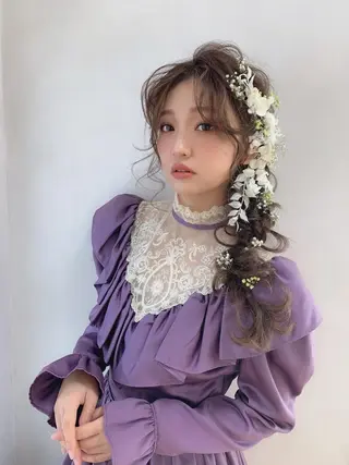 ロング 永井 瑞穂のヘアスタイル