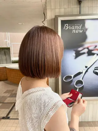 ショート カラー 本店店長☆ 前原海翔のヘアスタイル