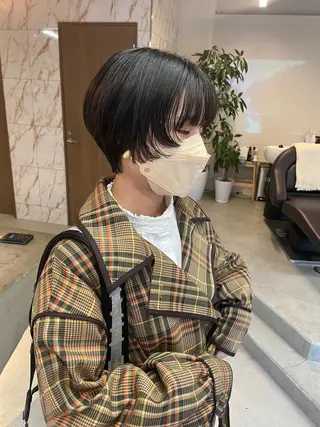 ショート カラー Masena所属・💎韓国風レイヤー /ボブ💎Namiのヘアスタイル