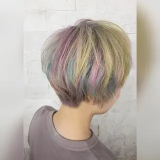 ショート 圧倒的美髪ストレート ツダケイタロウのヘアスタイル