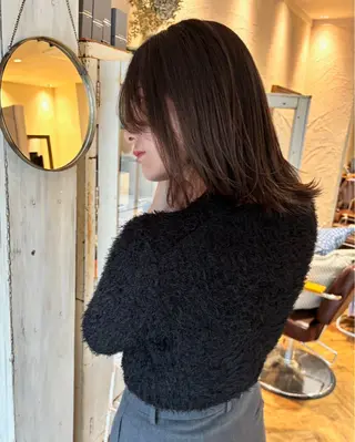 ミディアム musiiik saya/今泉のヘアスタイル