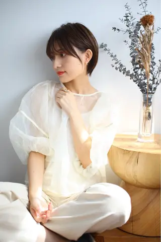 ショート 🌙縮毛矯正/艶髪/ Ryoka🌙のヘアスタイル