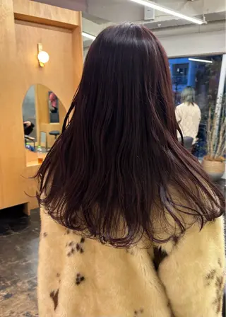 ロング カラー 西山 紗耶香🪽 透明感カラー/ボブのヘアスタイル