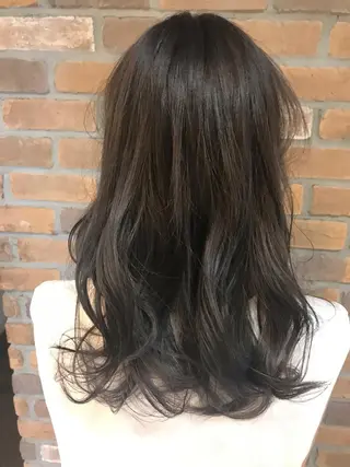 セミロング カラー 似合わせ/代表 髪質改善/山田将大のヘアスタイル