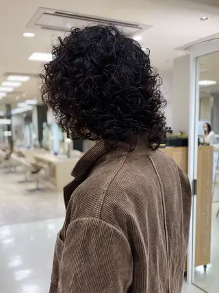 セミロング パーマ 銀座/ハイライト特化 🌿ブリーチ/片山のヘアスタイル