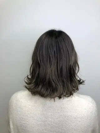 ミディアム 澤 幸梨愛のヘアスタイル