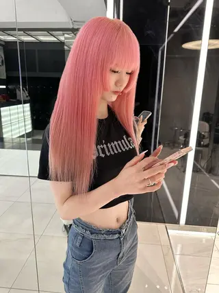 ロング SALOWIN三軒茶屋店所属・🇰🇷韓国レイヤー の神様🇰🇷のヘアスタイル