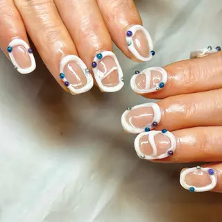 メンズ ネイル nail&eye Aoのマツエク・マツパデザイン