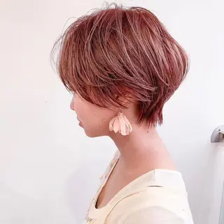 ショート カラー u hair所属・こばやし ももこのヘアスタイル