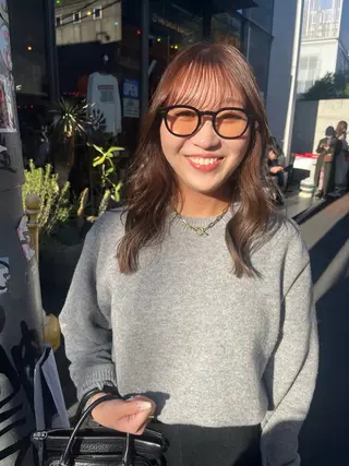 ロング レイヤーカット\ウル フ　chinatsuのヘアスタイル