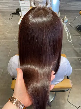 セミロング 【髪質改善】 夏目結以のヘアスタイル