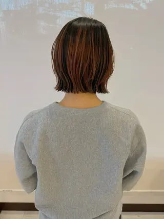 ミディアム 平 有理のヘアスタイル