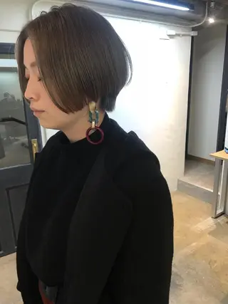 ショート カラー パーマ 🧼柴田 健太郎🧼のヘアスタイル