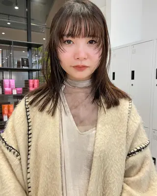 ミディアム GO TODAY SHAiRE SALON 梅田NU茶屋町店所属・今村彩巴 ボブ/ストレートのヘアスタイル