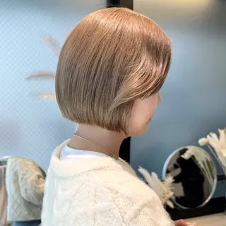 ショート カラー GO TODAY シェアサロン 原宿Verno店所属・ブリーチ/髪質改善/ ボブ特化/よしきのヘアスタイル