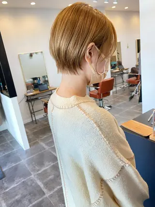 ショート カラー ショート、ボブ シマダマサトのヘアスタイル