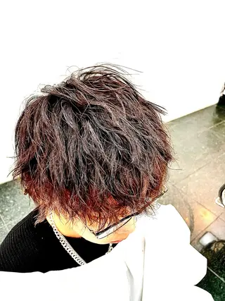 パーマ メンズ 💇🏻‍♂️パーマ ニキ✨本田龍斗のヘアスタイル