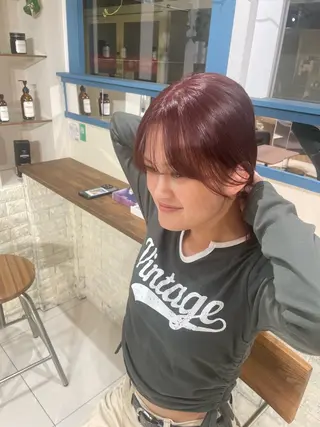 カラー luck みうのヘアスタイル