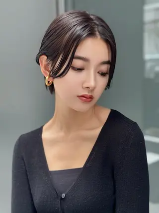 ショート 似合わせのプロ🌿 ショート/銀座/れんのヘアスタイル