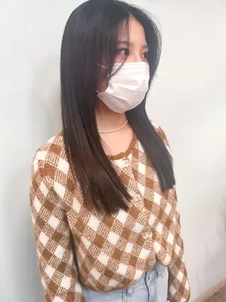 セミロング カラー 🎀野崎 美玖𝜗𝜚˚⋆のヘアスタイル