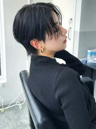ショート ヘアアレンジ メンズ 女性が憧れる ショート/角田愛和のヘアスタイル